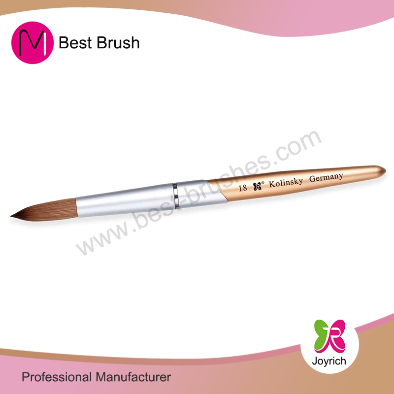 Handlen aur brwsh ewinedd acrylig kolinsky
