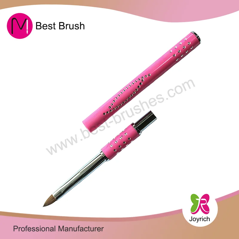 Brws Ewinedd Metel Pinc Kolinsky 3D